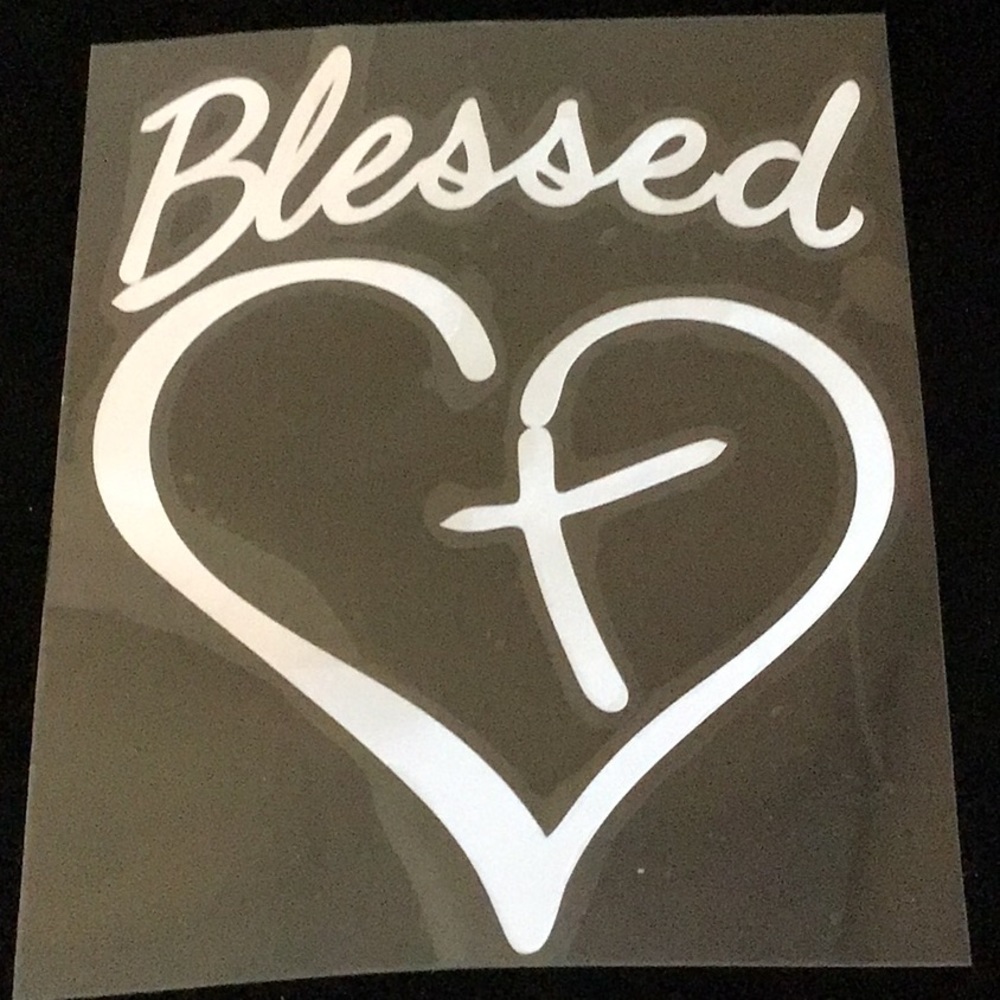 BLESSED Decal Sticker Auto